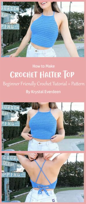 Halter Top Pattern Free, Easy Crochet Halter Top, Crochet Halter Tops Free, Crochet Halter Top Pattern Free, Crochet Halter Top Pattern, Halter Top Pattern, Crochet Tutorial Pattern, Crochet Halter Top, Crochet Patterns Free Beginner