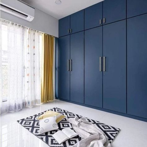 Wardrobe designs ✨️ #wardrobe #wardrobestylist #wardrobegoals #wardrobedesign #slidingwardrobes #cupboard #cupboarddesign #homedesignsdworld #cupboarddesigns #interior #Interiors #cskvspbks #guthealthmatters #papercrafts #diyhome #eggrecipes Room Almari Design, Blue Wardrobe Design, Wardrobe Colour Ideas Bedrooms, Wardrobe Colour Ideas, Wardrobe Color Ideas Bedroom, Almari Design Bedroom, Wall Wardrobe Design, Bedroom Wardrobe Design, Indian Bedroom Decor