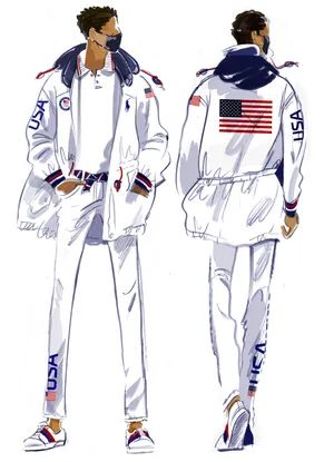 Sports Wear Fashion Illustration, Olympic Fashion, Sports Fashion Illustration, Ralph Lauren Winter, Sketches Model, Sport Uniform, Sports Wear Fashion, Sports Uniform, Mens Fashion Illustration