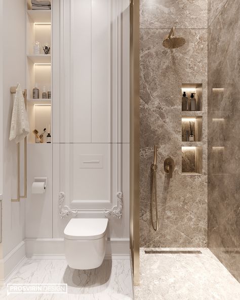 Elegant Bathroom Design, Modern Luxury Bathroom, Bathroom Inspiration Modern, Bathroom Decor Luxury, Washroom Design, Bathroom Redesign, Bathroom Design Inspiration, Classic Bathroom, Bathroom Design Decor