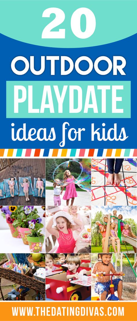 The BEST Fun, Outdoor Playdate Ideas for Kids all in one place! Play Date Craft Ideas, Indoor Play Date Ideas, Play Date Ideas For Girls Activities, Girls Play Date Ideas, Kids Entertainment Ideas, Play Date Snacks, Play Date Activities, Fun Playdate Ideas, Playdate Invitation