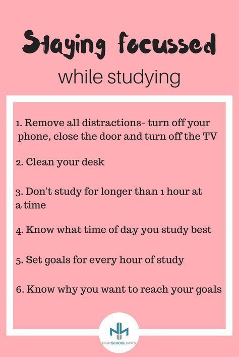 Study Tips For High School, Focus On Studying, Studie Hacks, Studera Motivation, Studying Tips, Exam Study Tips, Staying Focused, High School Survival, High School Hacks