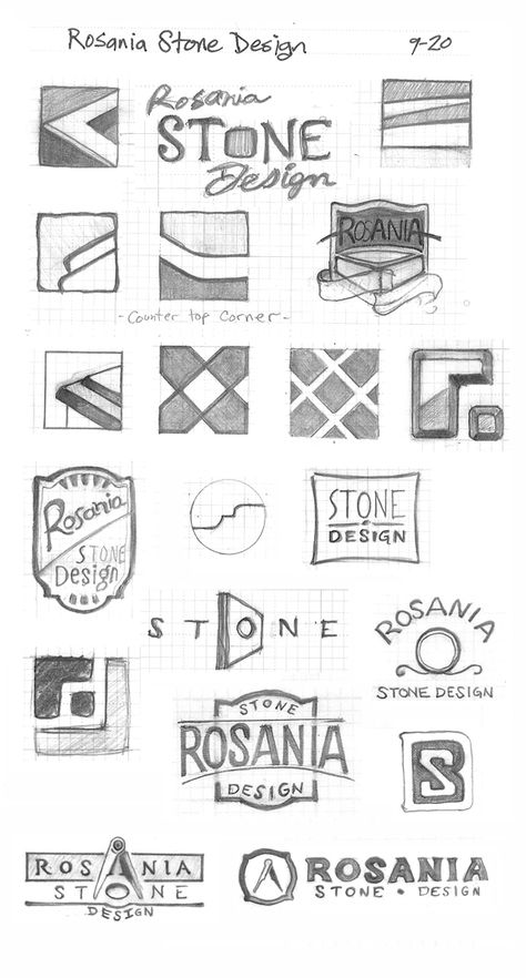 Pencil Sketches / Ideation by David Peters, via Behance Sketch Logo Design, Graphic Design Sketches, Logo Design Process Sketches, Logo Sketch Design, Minimal Logos Inspiration, Graphic Design Activities, Sketch Logo, Logo Monogramme, Concept Drawing