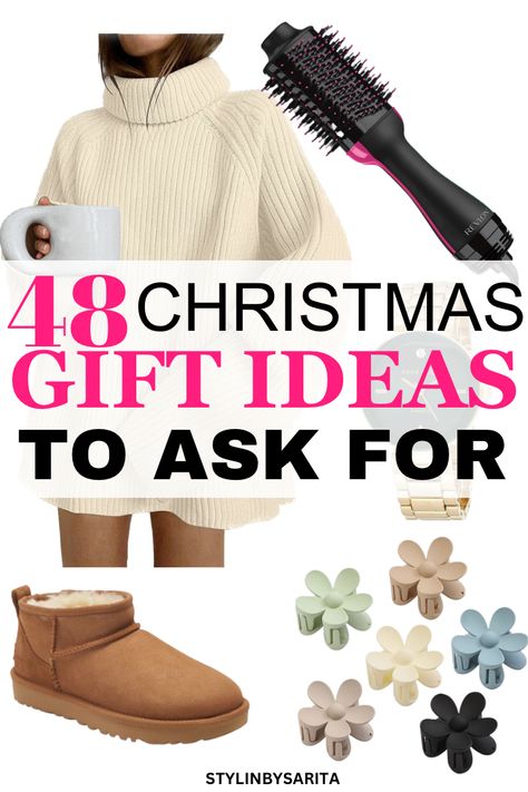 Christmas gifts to ask for Cute Gifts For Sister Christmas, What To Get My Mum For Christmas, Sephora Gift Basket Ideas, Presents For Sister Christmas, Gifts For Her Christmas For Women, Christmas Ideas 2024 Gifts, Christmas Gift Ideas For Myself, Gift Ideas To Ask For, Ideas For Christmas Wishlist