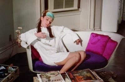 This Charming Dame Lesson 7 - Wear Pajamas.  Audrey Hepburn in Breakfast at Tiffany's Holly Golightly Costume, Breakfast At Tiffany's Quotes, Breakfast At Tiffany's Movie, Pyjamas Party, George Peppard, Blake Edwards, Holly Golightly, I Love Cinema, Breakfast At Tiffany's