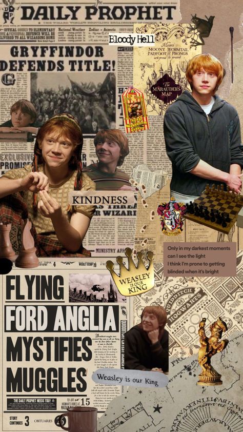 Gryffindor People, Ron Weasley Wallpaper, Ron Weasley Aesthetic, Weasley Aesthetic, Ron And Harry, Emo Love, Ronald Weasley, Rupert Grint, Cute Tumblr Wallpaper