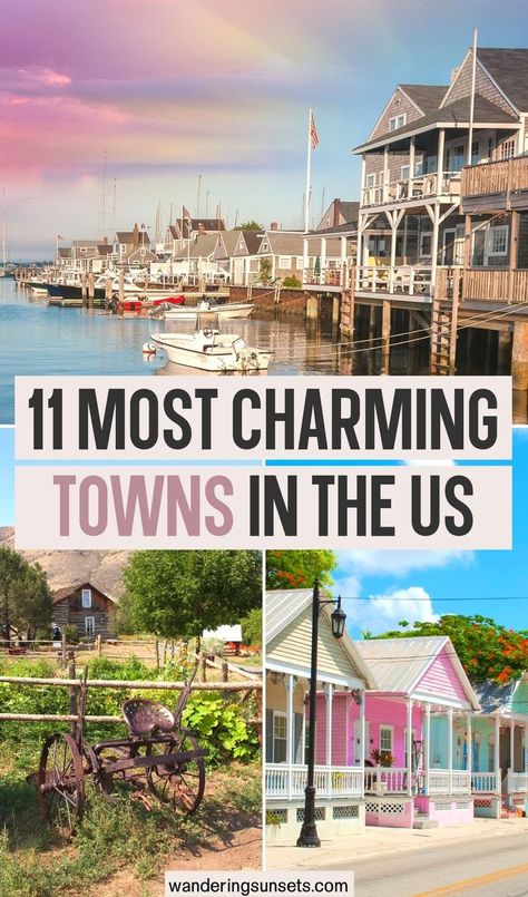 20 Most Charming Towns in the US Cute Towns In America, Small Town Weekend Getaways, Prettiest Cities In The Us, Best Small Towns To Visit In The Fall, Charming Small Towns, Best Beach Towns To Live In Us, Quaint Towns In America, Interesting Places To Visit In The Us, Best Beach Towns In Us