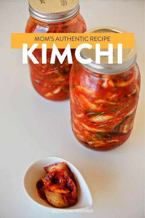 Kkakdugi Recipe, Recipe Korean Food, Koreansk Mad, Fresh Kimchi, Authentic Korean Food, Make Kimchi, Radish Kimchi, Recipe Korean, Easy Korean Recipes