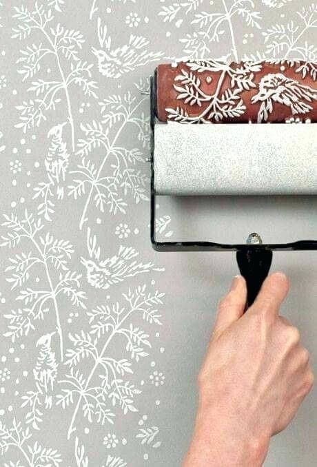 50 Wall Texture Ideas, Learn How To use Decorative Roller - Engineering Discoveries Patterned Paint Rollers, Decor Ikea, Diy Casa, Paint Roller, Diy Home Decor Projects, Ideas Christmas, Cheap Home Decor, Painting Patterns, Home Staging