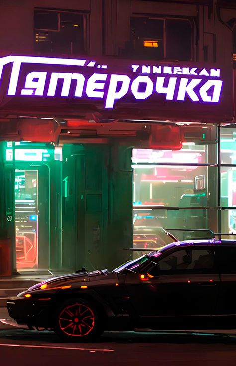 Cyberpunk Store, Cyberpunk, Russia