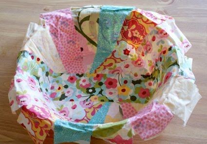 20+ unique ways to use Fabric Mod Podge - Page 7 of 22 - Mod Podge Rocks Modge Podge Fabric, Rocks Crafts, Mod Podge Fabric, Mod Podge Projects, Fabric Candy, Diy Mod Podge, Fabric Decoupage, Fabric Bowl, Paper Mache Bowls