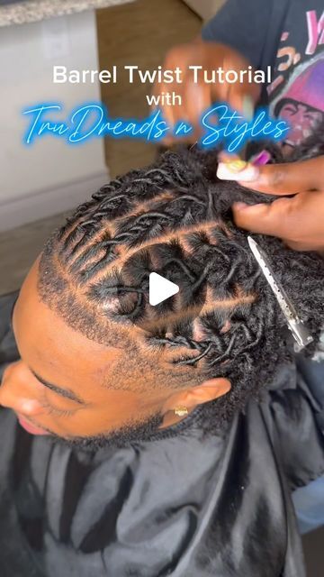 HOUSTON LOCTICIAN on Instagram: "Interested in Booking? Click the link in my bio April Books Open for Scheduling the 20th of this Month🩵 • •  • Follow ( @trudreadsnstyles ) for more content • • •  #houstonlocs #houstonnaturalstylist#locbraids #womenlocstyles #locbarreltutorial #houstonextensions #explore #houstondreads #houstonloctician #barreltutorials #houstontwist#explorepage#locreattachment #twostrandtwist#houstondreadstylist #houstonlocstylist #twist#locs##houstontwist #viral #barreltwist#retwisthouston #locmaintenance #locstyles #houstonretwist#twostrandtwistHouston#mediumlocstyles #shortlocstyles#locbarrels" Three Barrel Twist Locs, Barrel Twist And Two Strand Locs, Barell Twist Two Strand, 2 Strand Barrel Twist, Men’s Braid Twist Styles, Dreads Short Hair Men, Short Loc Barrel Twist, 5 Barrel Twist Locs, How To Twist Locs