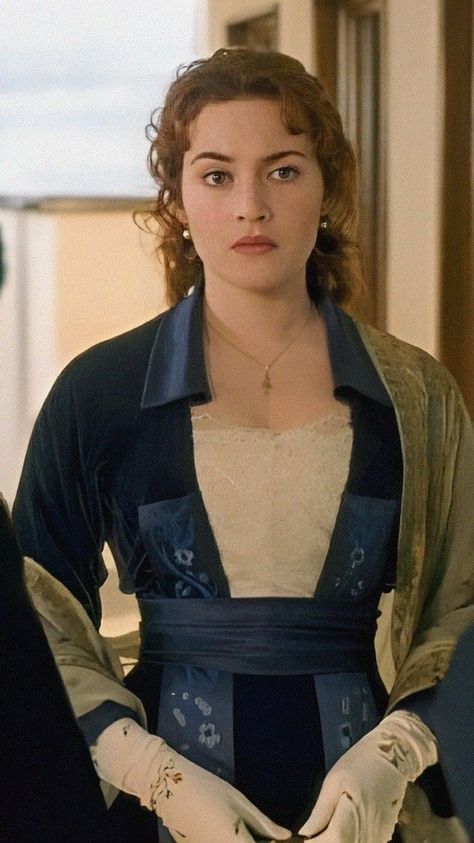 1912 Fashion, Titanic Costume, Titanic Kate Winslet, Rose Dawson, Titanic Dress, Jack Rose, Look Rose, Titanic Movie, Hollywood Actors