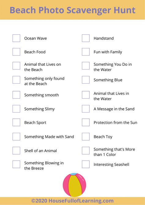 Beach Photo Scavenger Hunt Beach Scavenger Hunt Printable, Beach Scavenger Hunt For Kids, Photo Scavenger Hunt Ideas, Scavenger Hunt Ideas For Kids, Bermuda Vacation, Picture Scavenger Hunts, Beach Scavenger Hunt, Camping Scavenger Hunts, Beach Treats