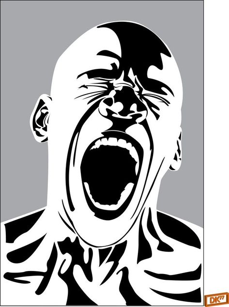 Free Screaming Man Free PSD files, vectors & graphics - 365PSD.com Moleskine, Screaming Drawing, Anger Art, Giant Bomb, Le Cri, Vector Portrait, Face Expressions, Album Art, Face Drawing