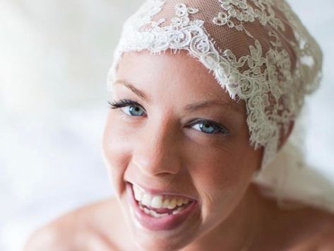 Naperville Bridal Boutique Celebrates Anniversary With Giveaway | Naperville, IL Patch Bald Head Women, Bald Look, Bride Planning, Bald Women, Bald Heads, Bridal Boutique, True Beauty, Veil, Cool Hairstyles