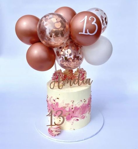 Teenage Bday Cakes, 13yrs Old Birthday Ideas, Cake Designs For 11 Year Girl, Birthday Cake 12 Yrs Old, 13th Bday Cake Ideas, Teen Cakes For Girls 13th Birthday, Teenager Cakes Girl 13th Birthday, Girls 13th Birthday Cake, 12th Birthday Cake Girl