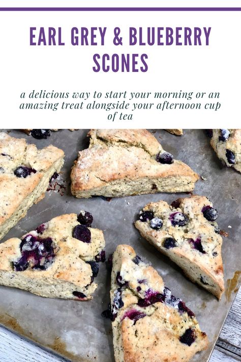 Earl Grey Blueberry Cookies, Earl Grey Blackberry Scones, Earl Grey Scones Recipe, Earl Gray Scones, Blueberry Earl Grey, Earl Grey Scones, Tea Party Sandwiches Recipes, Cabo Travel, Berry Scones