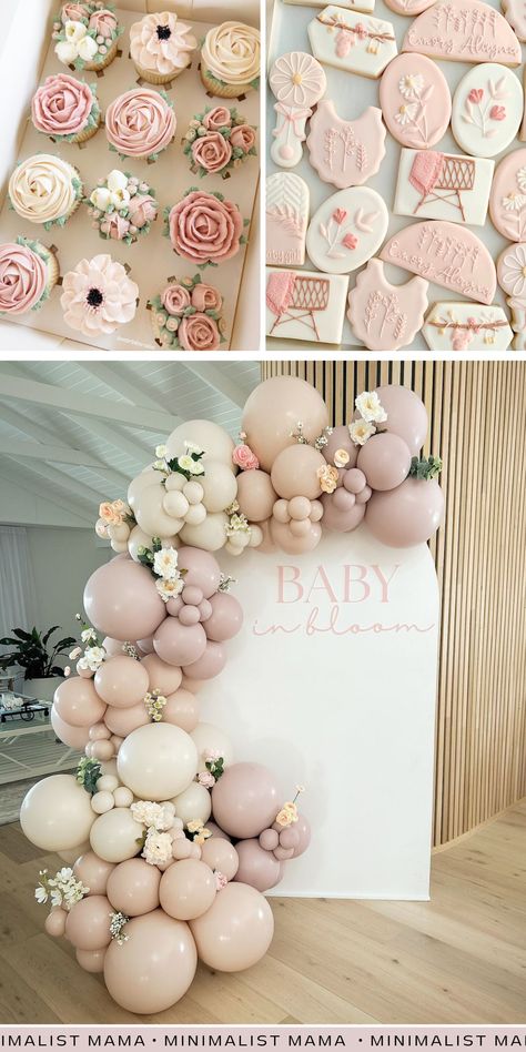 Planning to celebrate a mommy to be this summer and looking for cute, modern baby shower themes? These summer baby shower themes are all elegant, classy and totally perfect for those warm summer months (June, July, August). From girly baby shower themes to fun boy baby shower themes, this list has it all! Baby In Bloom Flowers, Baby Shower Ideas Baby Girl, Baby Showers 2024, Ivory Baby Shower Ideas, Babyshower Ideas For Girl, Pink And Neutral Baby Shower Ideas, Neutral Baby Shower Ideas Girl, Baby Girl Baby Shower Ideas Summer, Baby On Bloom Theme