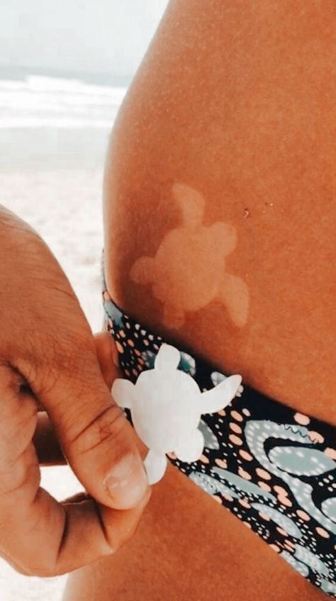 Suntan Tattoo, Best Greens, Sunscreen Tattoo, Tan Tattoo, Summer Tattoo, Beach Tattoo, Summer Tanning, Sun Tattoo, Summer Goals