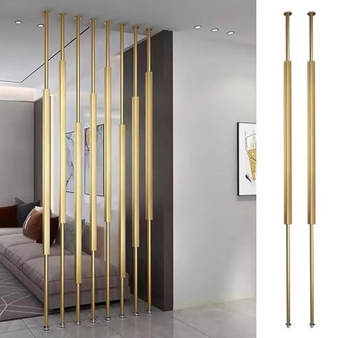 Mid Century Room Divider, Small Space Decor, Room Separator, Diy Privacy Screen, Wall Partition Design, Wall Partition, Modern Room Divider, Living Room Divider, Bed Living Room