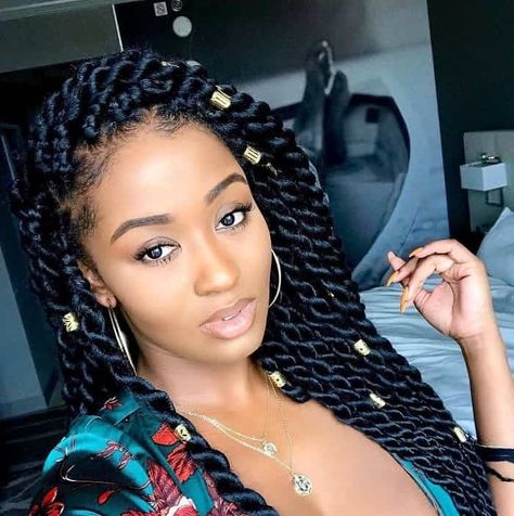 Havana Twist Hairstyles, Afro Hair Girl, Twists Hairstyles, Hairstyles Trending, Braids Pictures, Senegalese Twists, Blonde Box Braids, Havana Twist, Try On Hairstyles