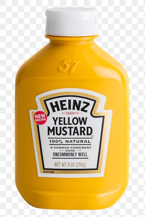 Heinz yellow mustard. JANUARY 29, 2020 - BANGKOK, THAILAND | free image by rawpixel.com / Teddy Rawpixel Food Label, Mustard Packaging, Png Elements, Mustard Sauce, January 29, Yellow Mustard, Packaging Mockup, Food Labels, Home Recipes