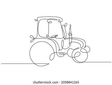 Tractor Tattoo, Farmer Tattoo, Farm Tattoo, Train Tattoo, Tractor Drawing, Continuous Line Tattoo, Truck Tattoo, Cow Tattoo, Doodle Tattoo