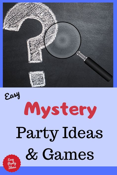 Mystery Party teen party ideas, games, decorations, invitations, including ideas for a slumber party. Detective Party Games, Mystery Party Games For Kids, Clue Mystery Party Ideas, Detective Party Ideas, Diy Mystery Game For Kids, Mystery Birthday Party Kids, Mystery Party For Kids, Kids Mystery Party, Mystery Hostess Party