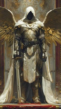 Angel Warrior Male, House Protection Spell, Angel Character Art, Armored Angel, Angel Concept Art, Angel Knight, Dnd Paladin, House Protection, Protection Spell