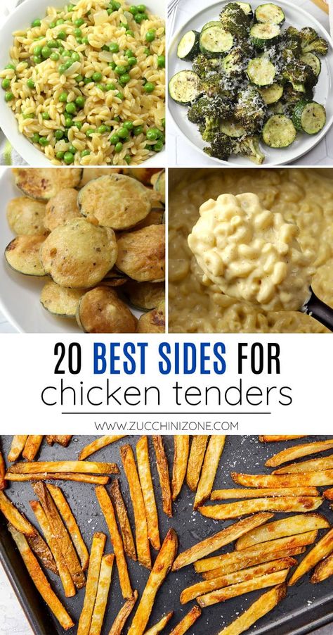 Sides For Chicken Tenders, Chicken Tenders Grilled, Easy Southern Dinner Recipes, Southern Dinner Recipes, Healthy Sides For Chicken, Panko Chicken Tenders, Chicken Tenders Dinner, Kid Friendly Side Dishes, Best Chicken Tenders