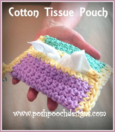 Crotchet Dishclothes, Pouch Crochet Pattern, Stitch Purse, Tissue Pouch, Pouch Crochet, Pocket Tissue, Crochet Shell, Crochet Shell Stitch, Tissue Cover