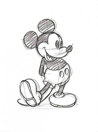 Mickey Sketch Mickey Mouse Sketch, Mouse Sketch, Mouse Drawing, Friends Poster, Disney Tattoo, Steamboat Willie, Disney Sketches, Art Disney, Disney Tattoos