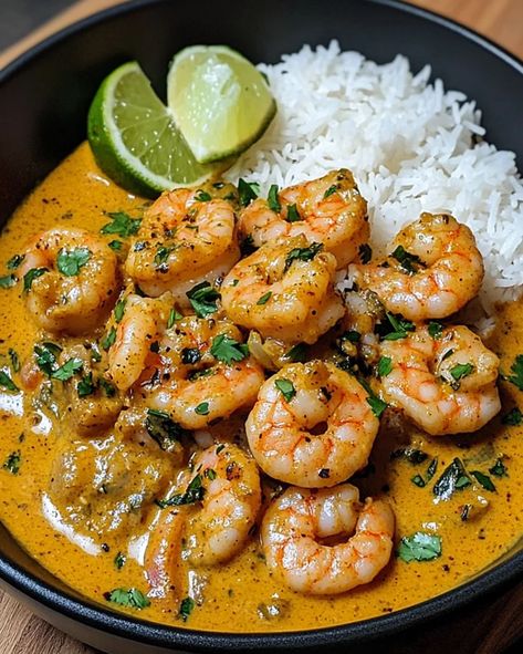 Coconut Curry Shrimp Recipe – Easy, Flavorful & Spicy - optimal recipes Shrimp Recipe Easy, Easy Prawn Recipes, Optimal Recipes, Coconut Curry Shrimp, Prawn Dishes, Coconut Curry Sauce, Shrimp Dinner, Prawn Recipes, Curry Shrimp