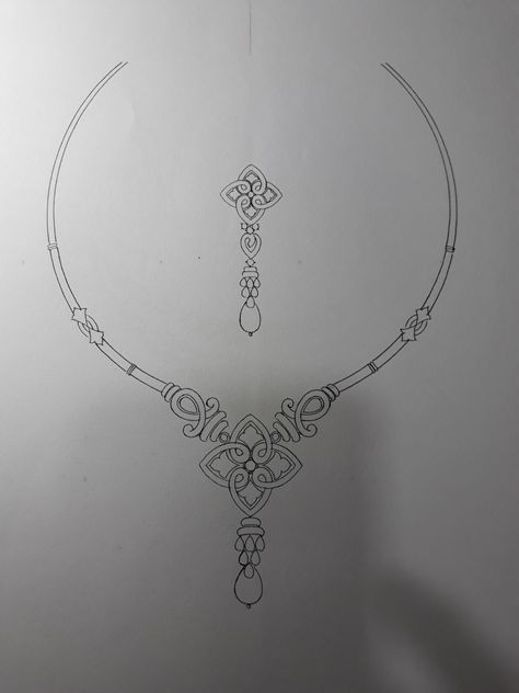 Jewelry Design Drawing Necklaces, Necklace Drawing Sketch Simple, Accessories Design Sketch, Jewellery Illustration, Jewel Drawing, Gem Drawing, Necklace Drawing, Jewelry Knowledge, Art Jewelry Design