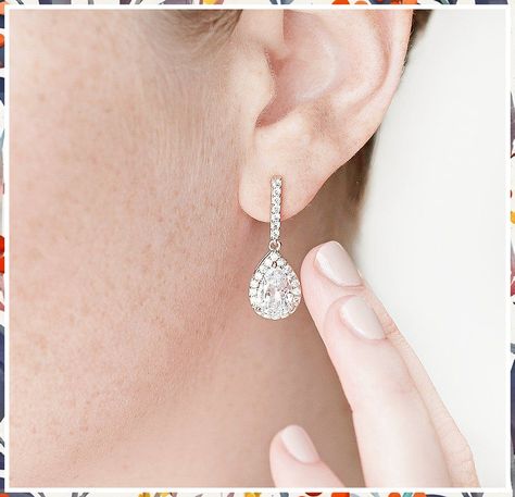 Wedding Earrings - Ouch! - Struggling to find the ideas that you have been looking for? Look no further, get it TODAY! Jewelry Ideas For Bride, Bridesmaid Earrings Silver, Wedding Jewelry Simple, Ad Earrings, Wedding Fits, Boho Wedding Jewelry, Teardrop Bridal Earrings, Rose Gold Bridal Earrings, Beach Wedding Jewelry