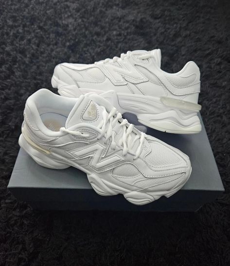 White Shoe Aesthetic, New Balance Shoes White, All White New Balance Sneakers, New Balance White Sneakers, White Sneakers Aesthetic, White Sporty New Balance Chunky Sneakers, White New Balance, White Sporty Chunky New Balance Sneakers, White New Balance Shoes