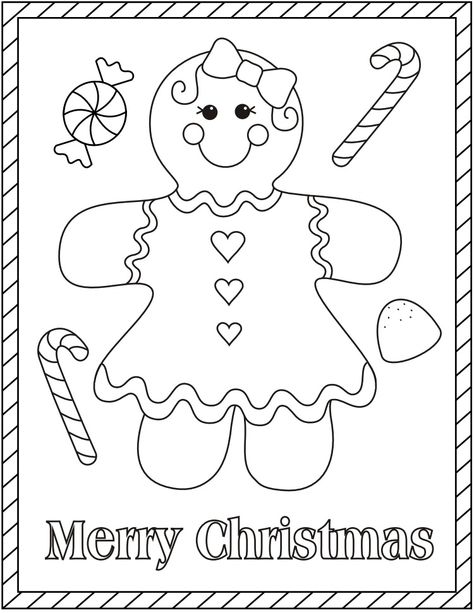 gingerbread girl Gingerbread Man Coloring Page, Christmas Coloring Page, Christmas Coloring Sheets, Gingerbread Girl, House Search, Printable Activities For Kids, Preschool Christmas, Coloring Pages For Girls, Free Christmas Printables