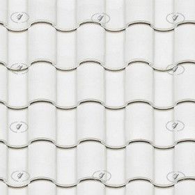 Textures Texture seamless | White clay roof texture seamless 20921 | Textures - ARCHITECTURE - ROOFINGS - Clay roofs | Sketchuptexture Roof Texture Seamless, Roof Texture, Green Building Materials, Textures Architecture, Clay Roof Tiles, Clay Roofs, Tile Texture, Texture Seamless, Texture Inspiration