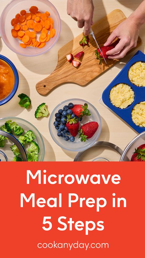 Meal Prep doesn't have to be an all-day affair! With the help of your microwave, you can get ahead on this week’s menu in no time. Microwaveable Meal Prep, Microwave Meal Prep, Homemade Microwave Meals, Microwave Cooking Recipes, Microwave Meals, Spiced Cauliflower, Nutritious Food, Microwave Cooking, Human Food