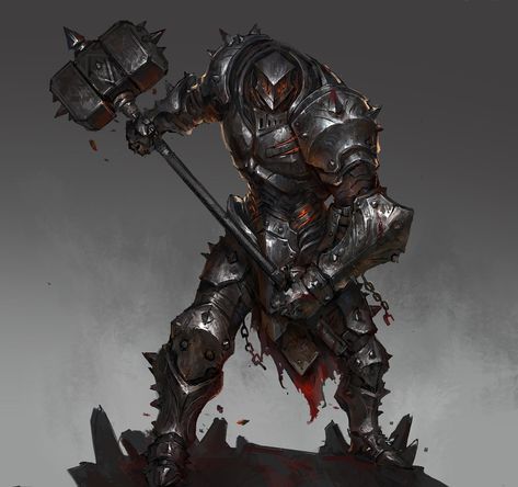 ArtStation - War Golem Arte Doodle, 다크 판타지, Knight Art, Monster Concept Art, Dungeons And Dragons Characters, Diy 3d, Dungeons And Dragons Homebrew, Fantasy Monster, Fantasy Creatures Art