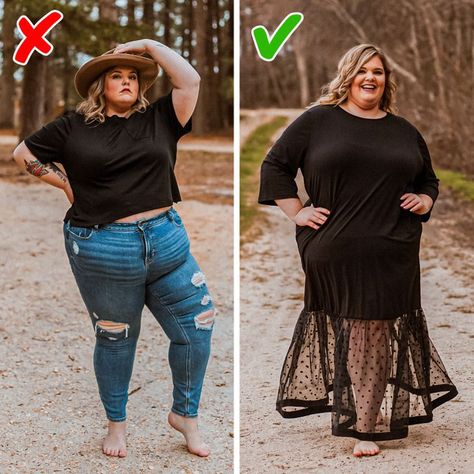 Sometimes, no matter how much you exercise, there’s some stubborn belly fat that keeps showing through your favorite outfits. But little do you know, there are some very nifty clothing tricks that can help you hide the bulge with zero hassle. We’ve listed some of the best tips below — you can thank us later. Mom Belly Outfits, Big Belly Outfits Plus Size, Clothing Tricks, Plus Size Summer Outfits Big Stomach, Mom Tummy, Belly Clothes, Body Positive Fashion, Mom Belly, Fashion Nova Plus Size