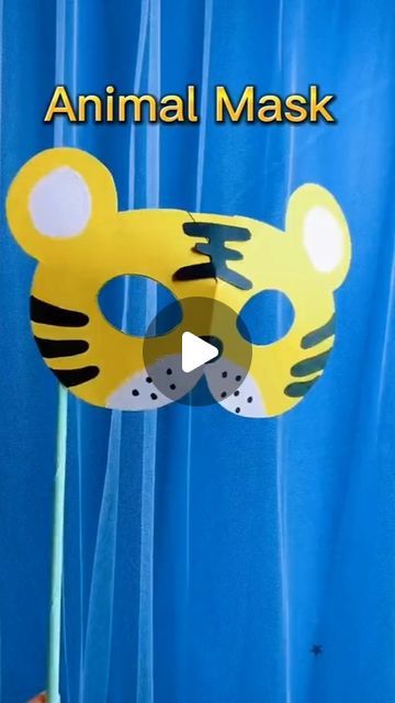 Cardboard Animal Mask Diy, Paper Mask Ideas, Diy Animal Masks For Kids, Animal Mask Ideas, Paper Masks For Kids, Animal Masks Craft, Animals Mask, Diy Eye Mask, Animal Masks For Kids