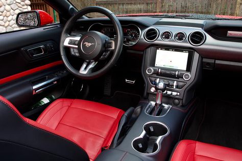 Mustang Mods, Ford Mustang Interior, 2022 Ford Mustang, Ford Mustang Gt Convertible, Mustang Gt Convertible, 2024 Ford Mustang, Mustang Interior, Shelby Mustang Gt500, Red Mustang