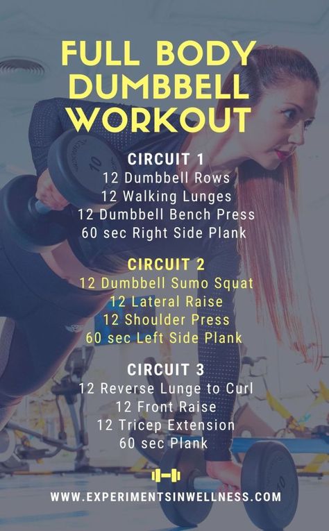 30 Minute Full Body Dumbbell Workout, 1 Hour Full Body Workout Gym, Full Body Strength Workout At Home, Full Body Circuit Workout Gym, Full Body Workout For Women Over 50, At Home Experiments, Strength Wod, Total Body Workout At Home, At Home Workout Equipment