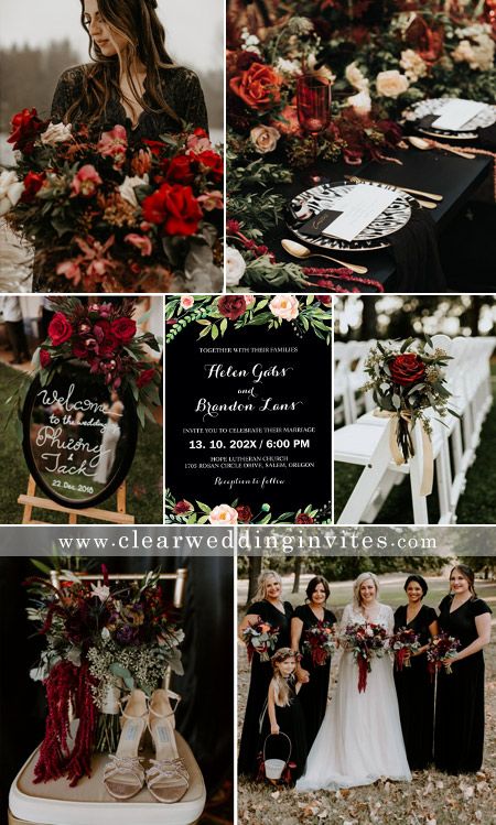 Boho Mystique Wedding You Will Fall in Love With – Clear Wedding Invites Bohemian Weddings, Bohemian Wedding Ideas, Dark Romantic Wedding, Gothic Wedding Theme, Mystical Elements, Chic Wedding Style, Boho Decorations, Black Red Wedding, Dark Wedding Theme