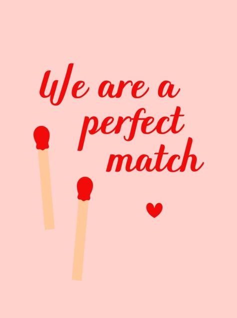 We Are A Perfect Match, Valentines Day Cards Diy, February Wallpaper, Valentines Wallpaper Iphone, Valentines Illustration, Art Hacks, Red Valentine, Valentine Theme, Valentines Wallpaper