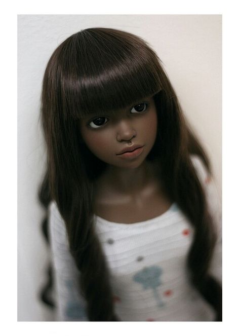 Black doll Dolly Doll, Black Barbies, African American Dolls, Living Dolls, Unique Dolls, Black Barbie, Tiny Dolls, Black Doll, Barbie Collection