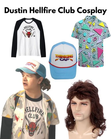 Stranger Things Characters Outfits, Easy Stranger Things Costume, Hellfire Club Costume, Cosplay Ideas Easy, Stranger Things Hellfire Club, Stranger Things Halloween Costume, Stranger Things Hellfire, Comic Con Outfits, Stranger Things Cosplay