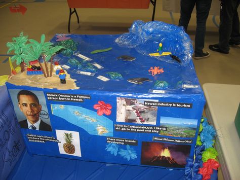 Hawaii 2016 Hawaii State Float Project, State Float Project, Multicultural Night, Summer Preschool Themes, Hawaii Crafts, State Project, Hawaii Kids, Ocean Theme Preschool, Hawaii Magazine